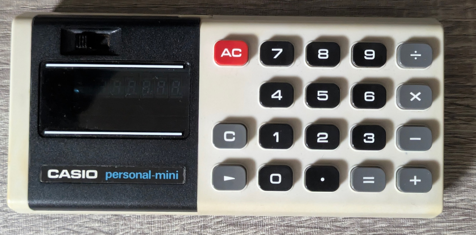 【レトロ】CASIO personal-mini 電卓の普及に貢献した一台