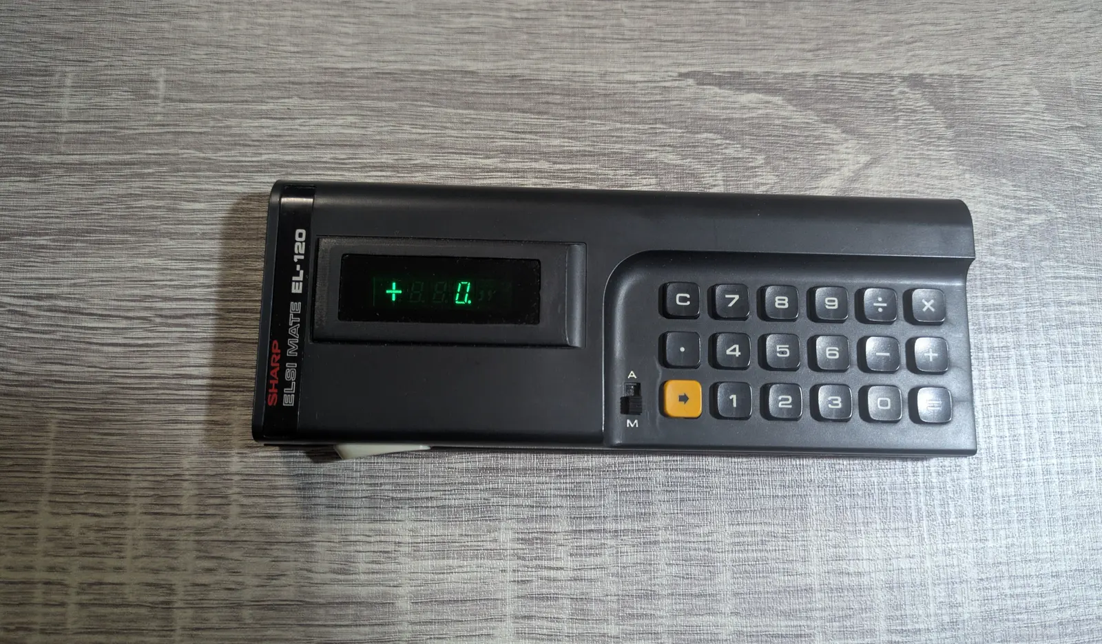 【レトロ】SHARP EL-120 カシオミニに対抗した電卓